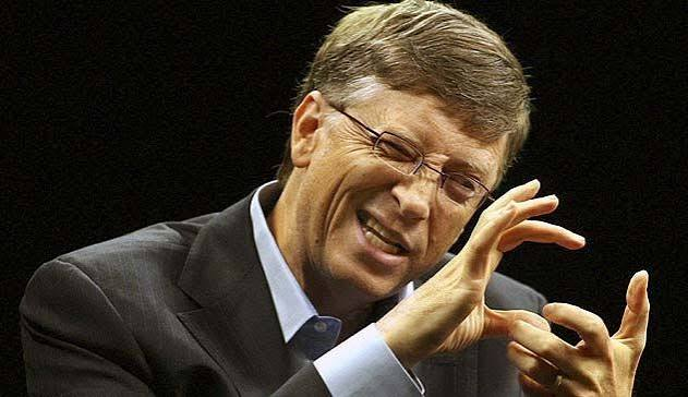 Bill Gates making a face